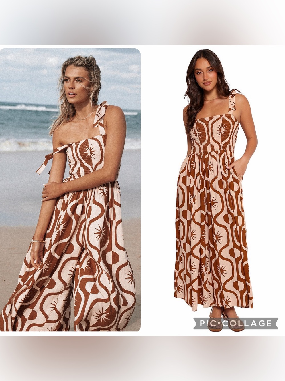 Petal & Pup “Ginelle” Wide Leg Boho Jumpsuit